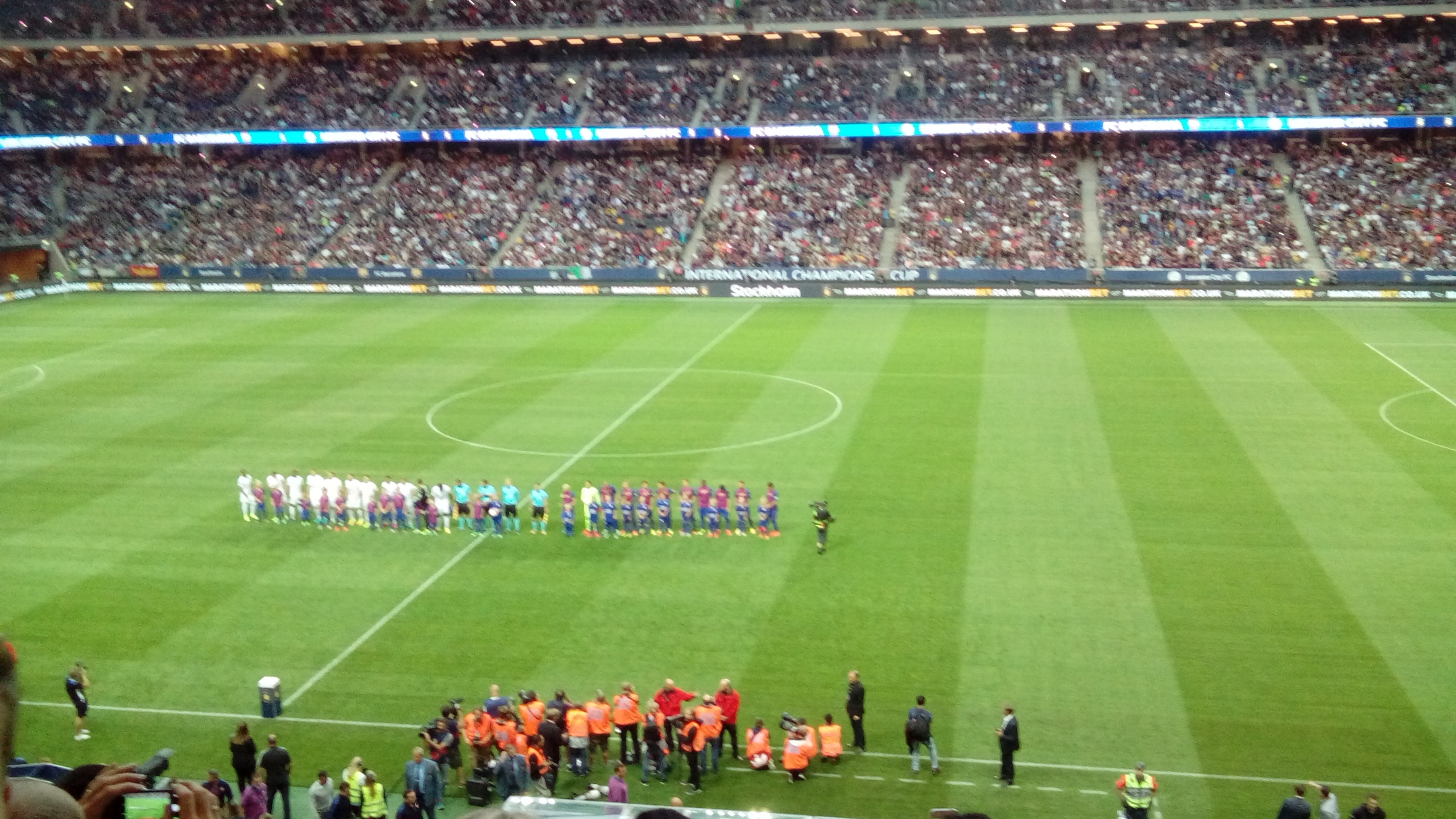 Laguppställning inför match